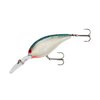 Norman Lures Little N Crankbait Bass Fishing Lure, White/Green Fleck, Deep (9-12 ft Depth)