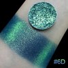 BEUSELF Glitter Multichrome Emerald Green Eyeshadow, Bright Dark Olive Green Gold Duochrome Eye Shadow Palette, Highly Pigmented & Long Lasting Cream Eyeshadows, Vegan Talc Free for Travel Size