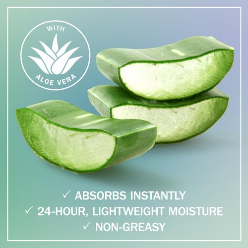 Olay Soothing Dryness Relief Hydrating Body Lotion for Women, Absorbs Instantly, Formulated with Vitamin B3 Complex, Aloe Vera Scent, 18 fl oz