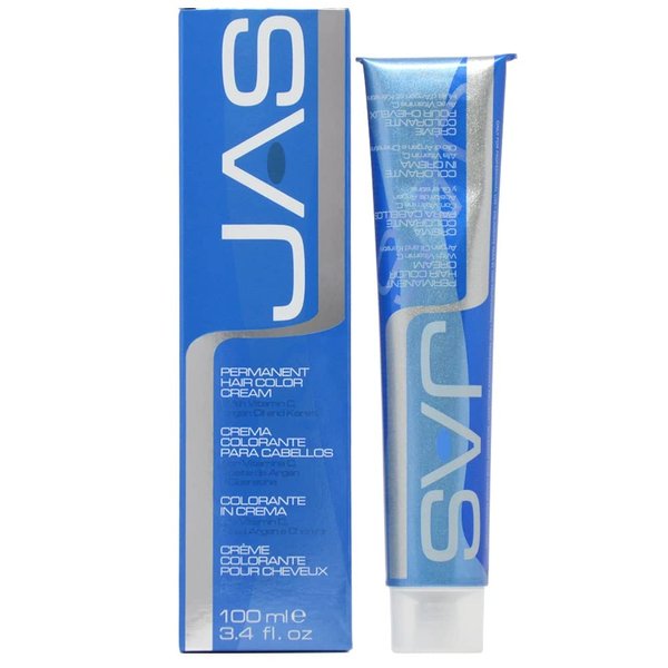 JAS Permanent Hair Color Cream with Vitamin C 3.4 Oz (Jas Color- Light Beige Blond (8.32))