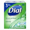 Dial Antibacterial Bar Soap, Mountain Fresh, 4 Ounce, 3 Bars