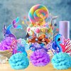 9 Pcs Mermaid Centerpieces Birthday Party Table Decorations Supplies Ocean Theme Underwater Animals Party Favors Double Sided Honeycomb Favor for Girls Baby Shower Wedding (Mermaid)
