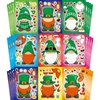 Aowplc 32 Sheets St Patricks Day Make A Face Stickers Saint Patricks Gnomes Crafts Stickers for Kids St.Patrick's Day Party Favors Supplies Classroom Gifts