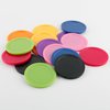 BQSPT 16 Pieces Air Hockey Pucks 2.5 Inch 64mm Replacement Pucks Air Hockey Tables Pucks for Game Tables Equipment Accessories(8 Thick 8 Thin) (red, Black, Blue, Green,Orange, Yellow, Purple, Pink)