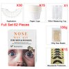 Nose Wax Kit Men 100g Wax, 30 Applicators (15 Times)|Nose Hair Removal Lasting Kit from CoFashion|Nose Hair Wax Kit for Men|Painless Quick & Easy Hair Removal Kit |15 Mustache Guards |15pcs Cups
