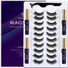 7C SEVENCROWN Magnetic Eyelashes Magnetic Lashes with Eyeliner, 10 Pairs Medium Cat Eye Magnetic False Eyelashes Natural Look,Pestañas Magneticas, Upgraded Long Lasting,Lightweight,Cruelty-Free,Easy(4 Tubes)