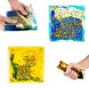 DECHUNDA Sensory Toys Calming mats: Liquid Fusion Activity mat Water Sensory pad Sensory Toys for Autistic Children Square Set of 2