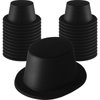 SATINIOR Top Hat 24 Pieces Black Plastic Top Hat for Women Magician Costume for Men Child Kids Birthday Party Supplies