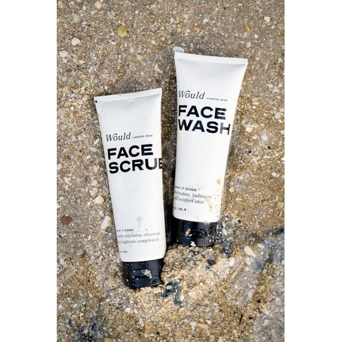 Would Exfoliating Face Scrub for Men by Barstool Sports, 4 fl. oz, Moisturizing Facial Wash, Improves Softness, and Helps Reduce Blemish Breakouts, Rinses Away Cleanly
