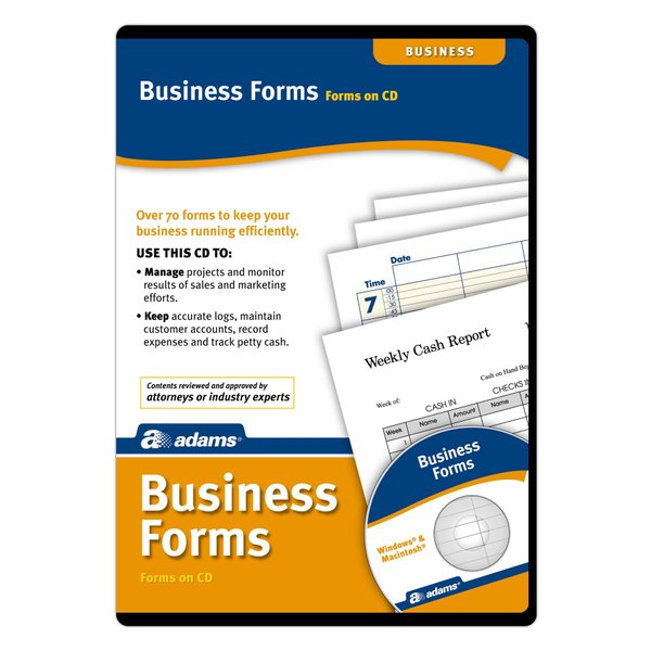 Adams Business Forms Software, Forms on CD (SW2223)