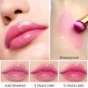 BINGBRUSH 2 Pcs Grape Color Changing Lipstick Lip Tinted Queen, PH Mood Long Lasting Labiales Moisturizer Lip Gloss Lip Balm Tinted Magic Lip Stain Makeup Lipstick Set for Women