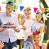Syhood 24 Pcs Fiesta Party Supplies Cinco De Mayo Sombrero Headband Hats Eyeglasses for Mexican Theme Decoration Accessories(Classic Style)