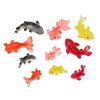 1 0 PcsMini Resin Goldfish Set, Dollhouse Miniature Tiny Fish Figurines, Mini Resin Sea Animals Landscaping Decoration,Cute Stuff accessories for Party ,Cake,Fairy Garden Decorations DIY Fish Tank