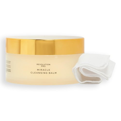 Revolution Pro, Miracle Vegan Collagen Cleansing Balm, Hydrating & Nourishing Face Cleanser & Makeup Remover, Vegan & Cruelty-Free, 3.4 oz