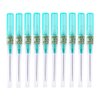 Piercing Needles， 10pcs Ear Nose Piercing Needles IV Catheter Needles for Piercing Sterilised Body (18G-1)