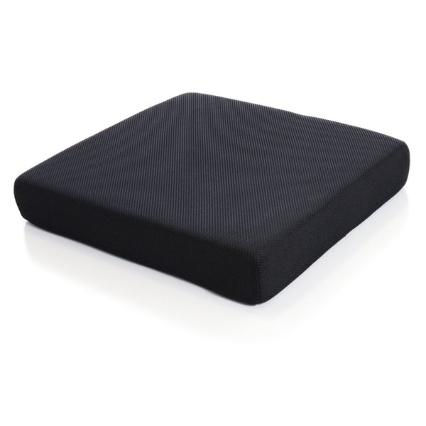 Milliard Memory Foam Seat Cushion Chair Pad 18 x 16 x 3in. with Washable Cover, for Relief and Comfort