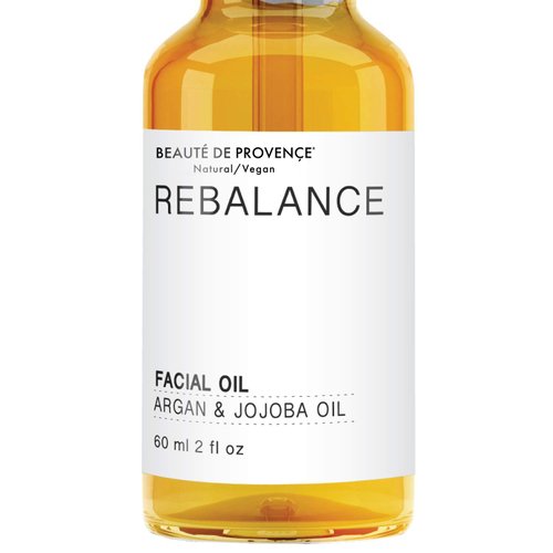 BEAUTE DE PROVENCE Active Facial Oil - Rebalance - Argan and Jojoba Oil - 2 FL OZ