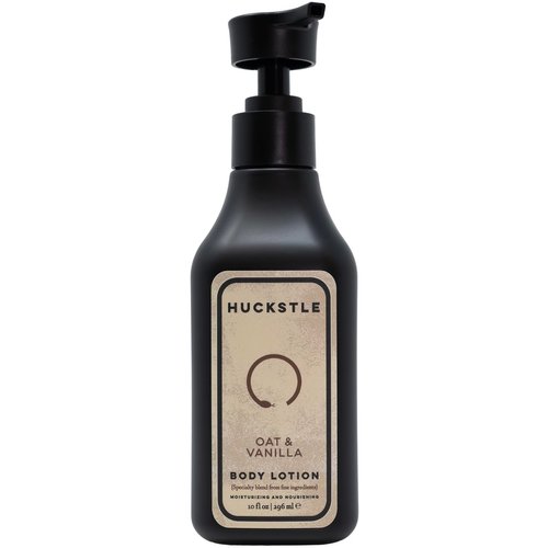 Huckstle Moisturizing and Nourishing Body Lotion | 24 Hour Hydrated, Radiant, and Silk Skin (Oat & Vanilla)