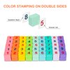 Wooden Sudoku Puzzles Board Game with Drawer (Colorful) - Math Brain Teaser Toys Educational Desktop Game Train Logical Thinking Ability