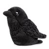 Frankiezhou Home Crow Plush Keychain Toy - Cute Raven Stuffed Animals 5inch, Soft Plush Toy Crow Keyring Pendant Dolls, Soft Little Raven Bird Plush as Gift for Backpack Handbag Charms