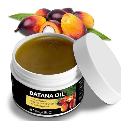 100% Natural Batana Hair Oil, Hair Oil for Damaged Hair, 4.2oz. Prevent Hair Loss, Eliminates Split Ends for Men & Women, Intensive Hair Treatment for Dry, Damaged Hair, Truly Beauty Products