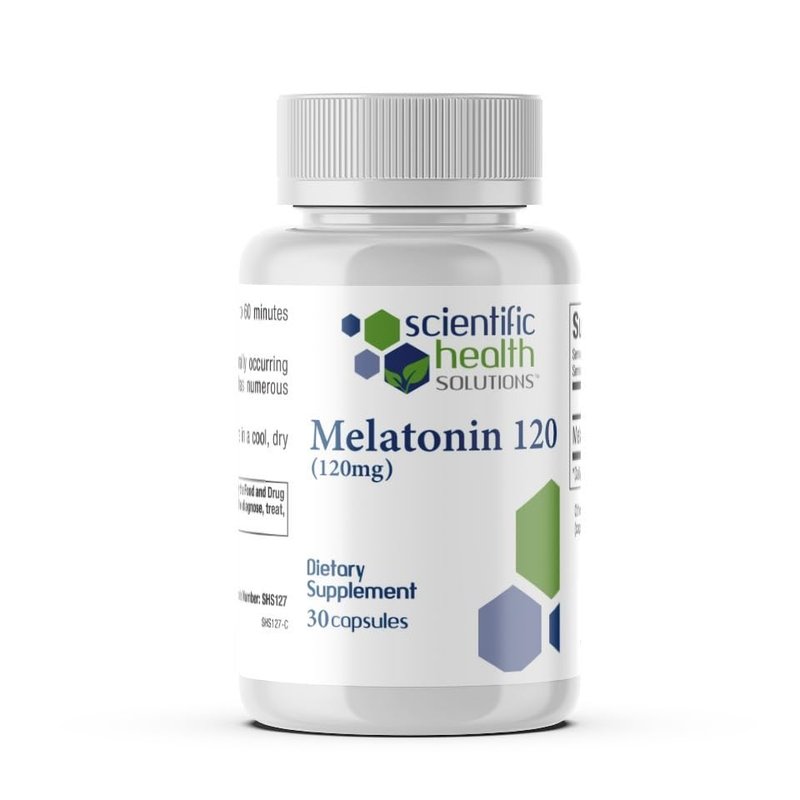 Scientific Health Solutions Melatonin 120mg | Single-Dose Melatonin in Easy-to-Swallow Capsules |...