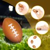 Hxezoc Mini Football Stress Balls 20 Packs Football Foam Sports Balls Small Squeeze Anxiety Bulk Toy Ball for Kids Football Birthday Party, School Carnival Party Supplies