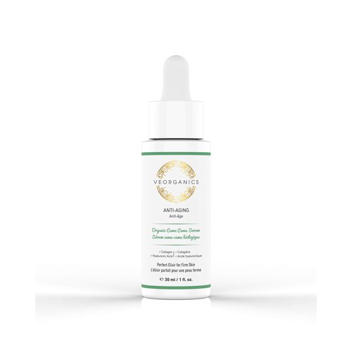 Organic Vitamin C Anti-Aging Facial Serum + Collagen & Hyaluronic Acid
