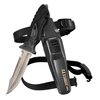 TUSA FK-940 X-Ppert II Titanium Dive Knife, Metallic Silver
