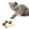 Glaciart One Catnip Joint & Buds Cat Toy Set | Cat Crack for Funny Cats, Stimulating Cat Toys for Boredom, Exercise & Play | Filled w/Organic Catnip to Excite/Calm Kitty | Organic Idea
