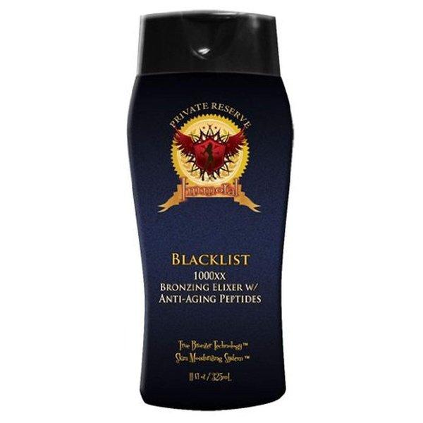 Immoral Tanning Lotion, Blacklist 1000XX Bronzing, 11 Fluid Ounce