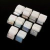 WOKOTO 10 Rolls White Pearl Color Holographic Nail Art Foil Transfer Roll Set Mix-Pattern Stickers Nails Transfer Decals Wraps Kit(1.0inchs*39.4inchs / 2.5cm*100cm)