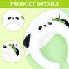 GAFATORY Panda Headbands for Girls Fluffy Animal Ears Headband Adult Cute Headbands for women Washing Face Panda Costume Accessories for Theme Party Halloween Christmas Cosplay