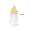Kichvoe 30 Pcs Doll Bottle Set Miniature Mini Bottle Plastic Mini Milk Bottle Dollhouse Feeding Bottle Novelty Tiny Candy Jar for Baptism DIY Craft