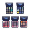 Adurello 5 Pack 9-Colors Eyeshadow Makeup Palette Waterproof Highly Pigmented Eyeshadow Palette Natural Matte Glitter Eyeshadow Powder