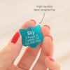 Custom pet tag ID, Personalized Stainless Steel Oh Shit I'm Lost Dog tag, Engraved Cute paw for Puppies with Ring Included (Cat Shape)