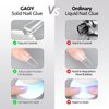 GAOY Solid Nail Glue Gel for Nail Tips, 15g Solid Nail Gel, Solid Nail Glue for Press On Nails, False Nail Tips and Acrylic Nail Tips, UV Light Cure