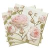 Floral Paper Cocktail Napkins 2 X 20pcs Lucy Beauty Pale Pink Roses Decoupage Vintage Shabby Chic