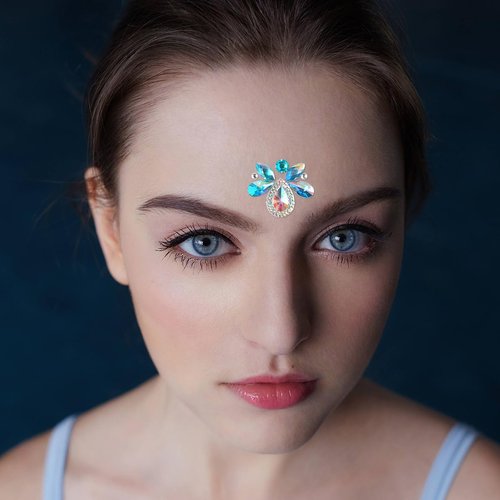 Face Paint Jewels Rhinestone Stickers Self Adhesive Crystal Makeup Face Paint Bling Face Gems Stick for Festival Accessory Decorations (#4)