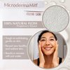 MicrodermaMitt Clear Skin Exfoliating Mitt for Face, Lips, Neck - Gentle Dead Skin Remover & Facial Scrub Clears Blackheads, Unclogs Pores, Evens Skin Tone & Texture, Lips Scrub Care, Lip Exfoliator
