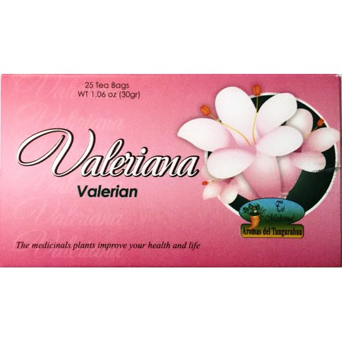 Valeriana Té. 25 Tea Bags. Valerian Tea.