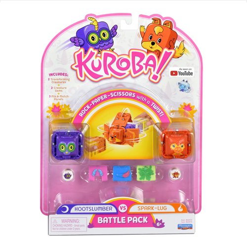 Kuroba Hoot Slumber Vs. Spark-Lug S Action Figure, Pink