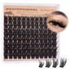 Wispy Lash Clusters 3D Cluster Eyelash Extensions 10-16mm Individual Lashes Extension Natural Look DIY Lashes Clusters Thin Band False Eyelashes Clusters by ALPHONSE