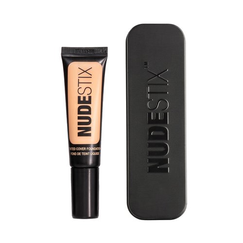 Nudestix Tinted Cover Liquid Foundation, Buildable Coverage for Even Skin Tone, Flawless Natural Lightweight Makeup Finish, Shade: Nude 3, 0.84 fl oz (25 ml)