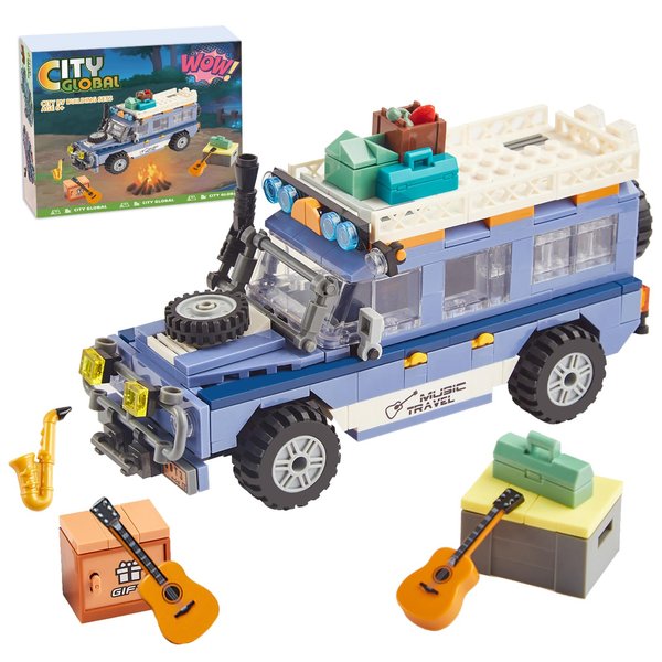 WINNER SPACE City Camper Van Building Set, City Car Building Kits, STEM Building Blocks Kids Toys, Great Gift Idea, Building Sets Toys for Boys Ages 6 7 8 9 10 11 12 13 14