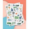 xo, Fetti Soccer Temporary Tattoo - 66 Foil Styles | Soccer Birthday Party Decorations, Kids Party Favors, Boys + Girl Sports Theme Bday, Team Goodie Bag, MVP Gift, World Cup Supplies