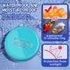 Serfeymi 3 Compartment Waterproof Cute Small Pill Box for Purse & Pocket, Travel Portable and Multifunctional Pill Case Holder for Vitamins, Fish Oil, Supplements, Pearls