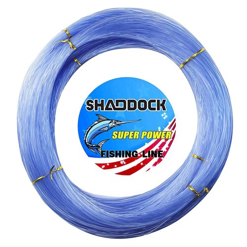Monofilament Fishing Line 547yds 13 lb.-396 lb. Nylon Mono Fishing Lines - Super Strong Monofilament Fishing Leader Line Speargun Line for Saltwater/Freshwater (Blue, 0.8mm/84.7lb)