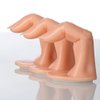 Beauticom® Plastic Nail Art Design Practice Finger Training Display Tool (5 Pieces, V-228 (With Tips))
