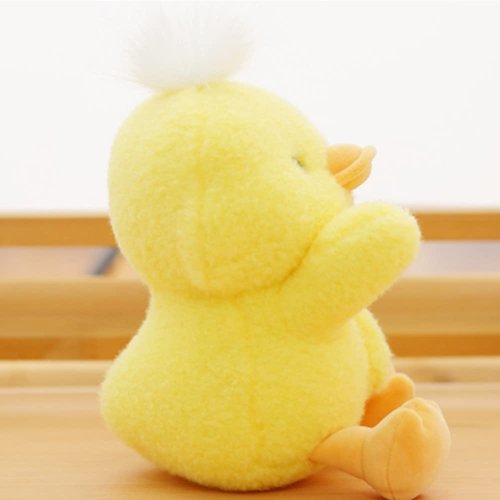 OUKEYI Plush DucklingsSoft Stuffed Animals，Velvet Duck Stuffed Animals Soft for Toddlers Kids Boys Girls (Yellow 23 cm)